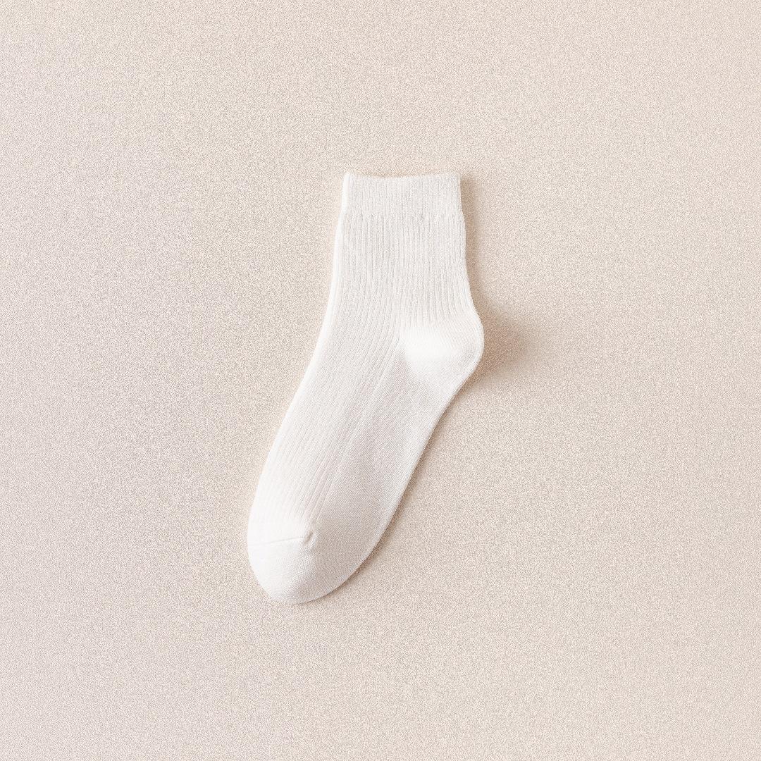 

95% хлопок утолщенные носки женские Jk Style College Style черно-белые с женскими короткими и средними носками до икры One Size