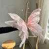 Large Size Simulated Butterfly Silk Material Giant Size Artificial Butterfly 3D Design Finished Products Fake Butterfly