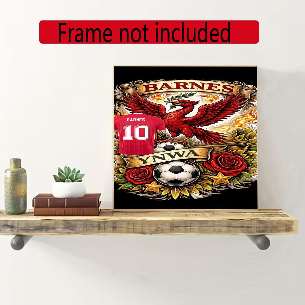 Liverpool 5D Round Diamond Painting Kit Diamond Embroidery Painting Rhinestones Mosaic Frameless Handwork Decoration Arts