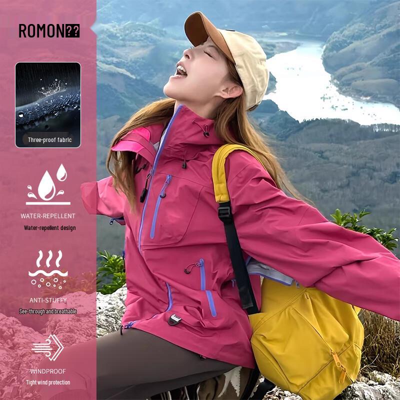 ROMON Unisex Outdoor Windproof Waterproof Jacket