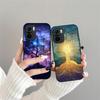 Baum des Lebens Weltraum Handyhülle Für Xiaomi POCO X7 X6 M7 M6 M5 M4 F7 F6 F4 F5 X5 X4 Pro GT Gehärtetes Glas Cover
