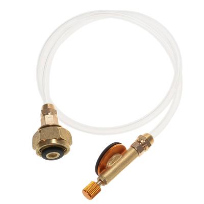 Outdoor Camping kuchenka gazowa Adapter do napełniania Adapter butli LPG Płaski adapter do napełniania zbiornika Konwerter Niemiecki standard
