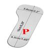 Dental Intraoral Photographic Glass Mirror Double-Side Reflector Rhodium Occlusal Dental Tools