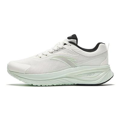 Amorti Confortable Antidérapant Résistant à l'Usure Basse Tige Casual Chaussures de Course Baskets pour Femmes Blanc Vert 122435519-1