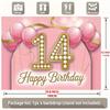 Party Backdrop 14Th Birthday Flat Easy Install Electrical Connection Needed Event Photo Background Birthday Party Decor