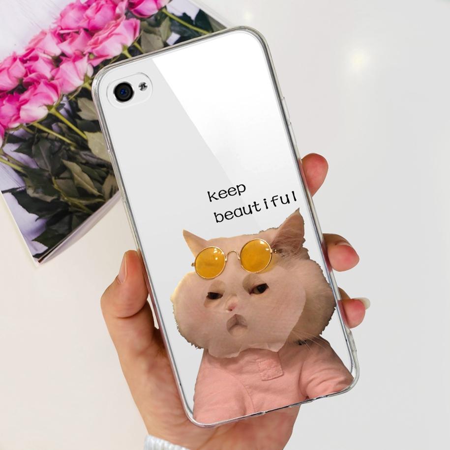 Case For iPhone 4 4S Case Cute Panda Cartoon TPU Shockproof Cover For Apple iPhone 4 iPhone 4S iphone4 i4 Cases Protective Shell