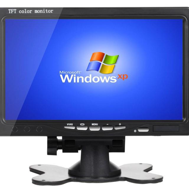 

7-Inch Multi-Function Display with Speakers, HDMI & VGA Inputs for Car or AV Use 7-inch