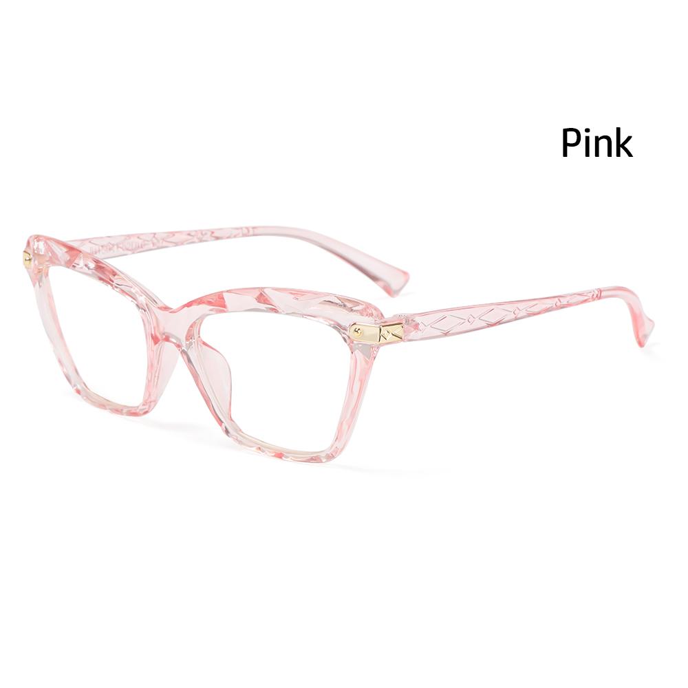 Square Vision Care Oversized Anti-blue Light Glasses Computer Goggles Multi-section Eyeglasses Cat Eye Eyewear