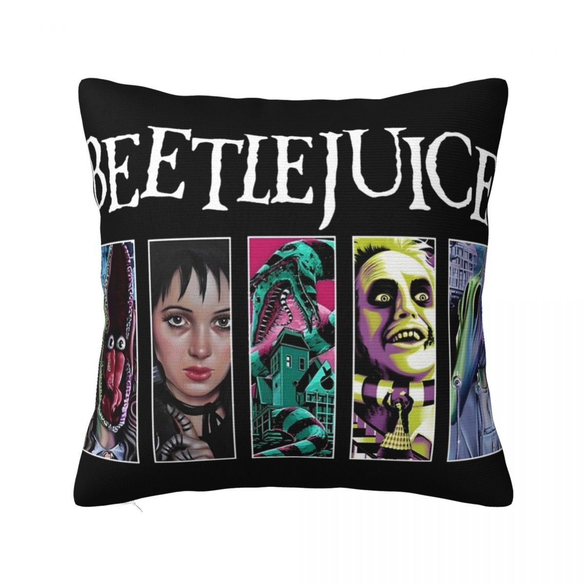 

Ретро Б-Битлджус Фильм Ужасов Кино Наволочки С Принтом Наволочка Декорации Вечеринка Наволочка Чехол для Подушки Стул Разные Размеры 12x12Inch
