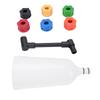 8Pcs Engine Oil Funnel Set Nylon Steel Anti Leakage High Temperature Proof Automotive Engine Oil Dispenser Funnel Kit