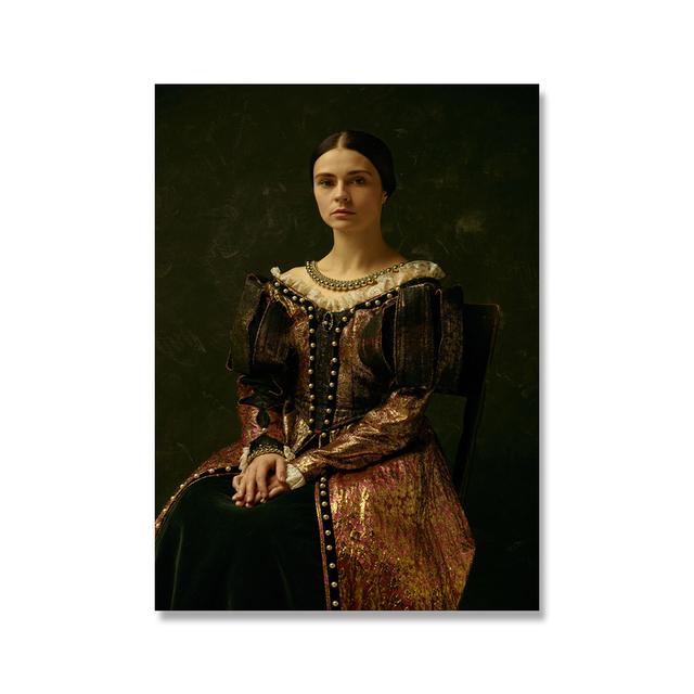 Funny Woman Selfie Canvas Painting Portrait of Bubble Gum Posters and Prints Wall Art Picture for Living Room Wall Decor Cuadros