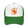 Spicy Seafood Boil Retro Graphic Mesh Baseball Cap Casual Hat Outdoor  For Womens Unisex FeUnisex