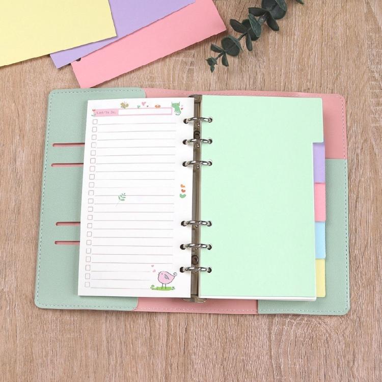 Rainbow Patterned Index Pages For Binders Easy To Rearrange Sections Ideal For Classifying Important Paper