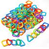 Geometric Ring Buckle Chain Building Block Necklace Toy for Kids - Educational and Developmental