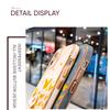 Colorful Printing Patterns Square Edge Pattern Casing Plated Phone Shell Luxury Plating Soft Phone Case for Huawei Honor Xiaomi Redmi