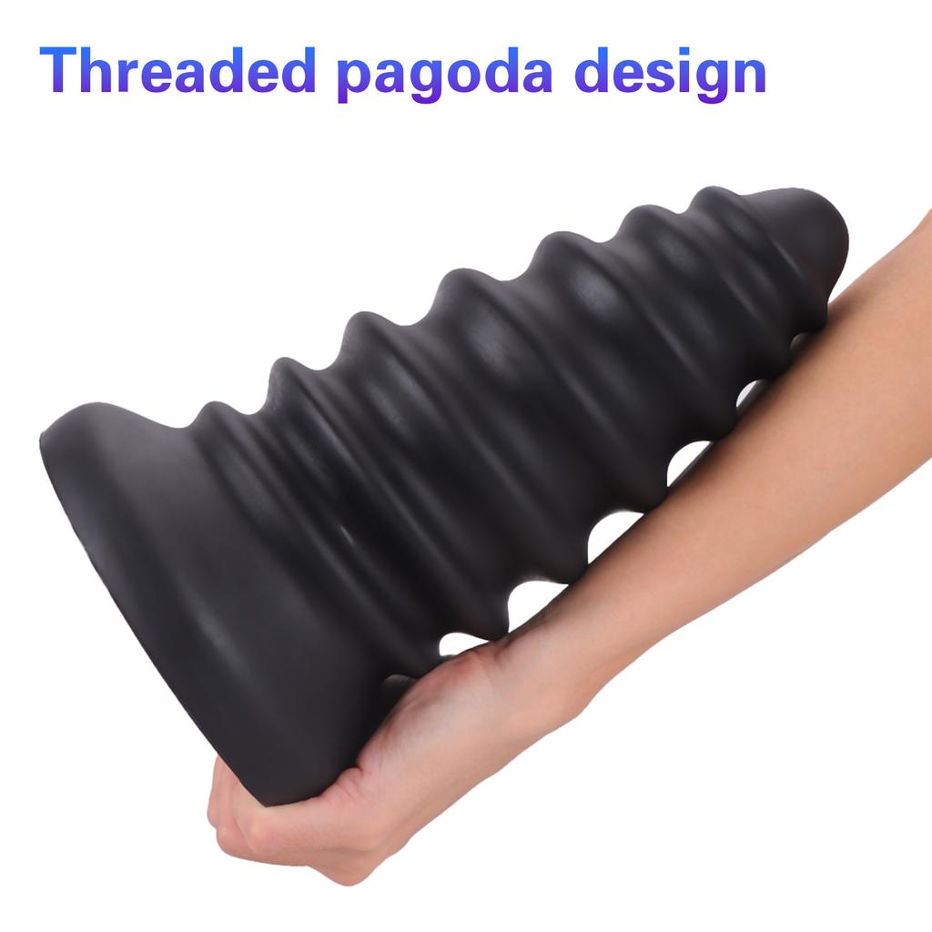 Super Large Screw Nail Butt Plug Men's and Women's Back Court Expansion Masturbation Device Bold Thread Easy To Insert Easy Climax SM Sex Toy
