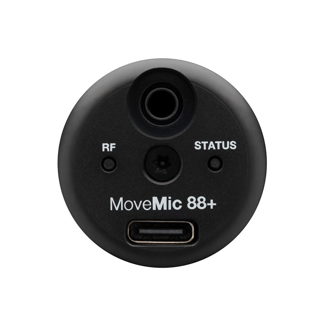 Shure MoveMic Wireless Stereo Condenser Microphone Bluetooth Smartphone Stereo Noise App Professional 8 Hours of Continuous Up to 30m Radio Automatic