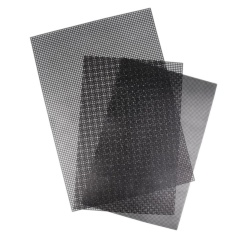 Handcraft Latch Hook Bags Made Plastic Grid Hook Crafts Accessory Plastic Mesh Cloth For Bag Rug Thread Hook Craft Supplies