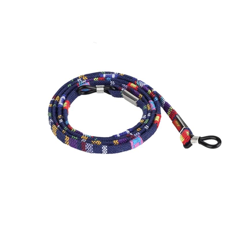 6pcs Bohemia Glasses Cord Lanyards Stretchy Eyeglasses String Skin Friendly Spectacles Rope Chains Elastic Eyewear Accessories