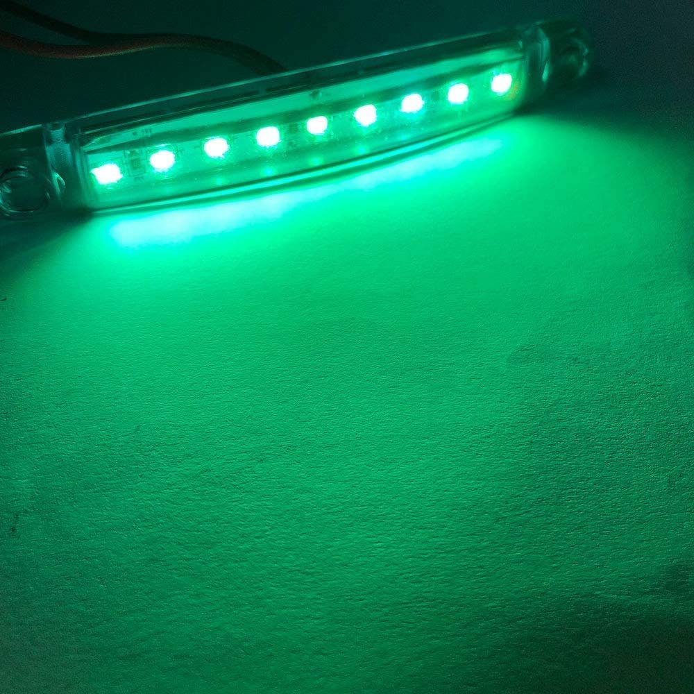 LED Side Marker Light Truck Side Light Truck Side Marker Indicator, 10 LED Track