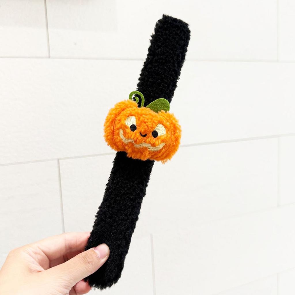 Halloween PaPa Circle Plush Doll Bracelet,Holiday Party Dress Up Clapping Circle Toy