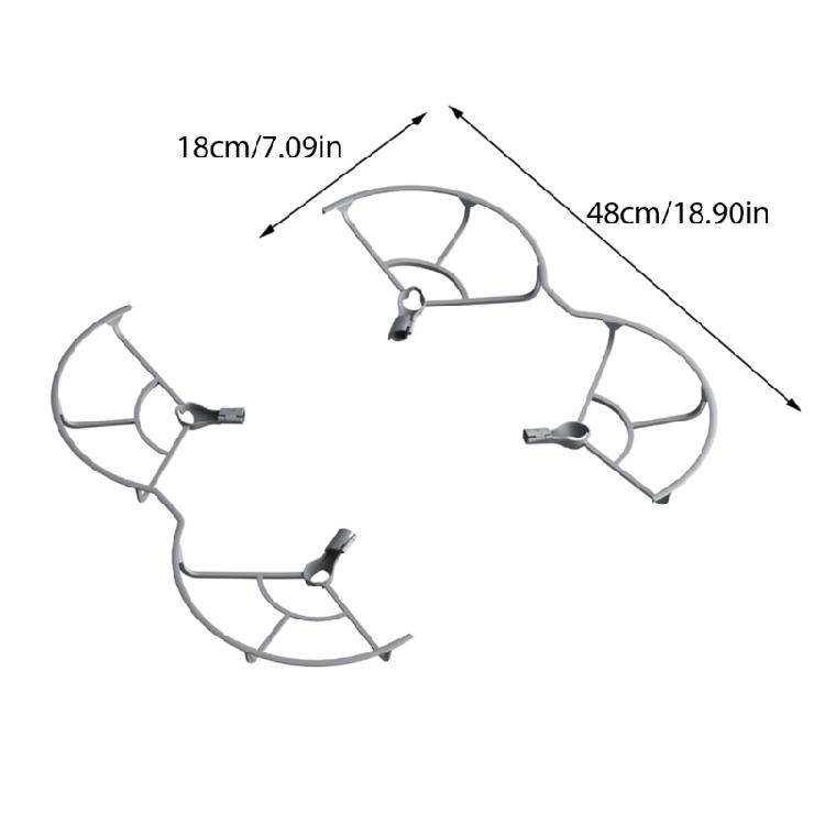 Wing Fans Protective Rings Antiscratch Cover Propellers Guard for AIR 3 Drones Quick-release Props Cage