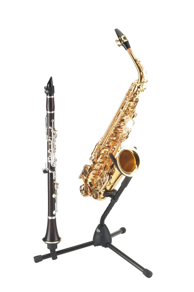 K&M Alto Tenor Saxophone Stand Black 14300