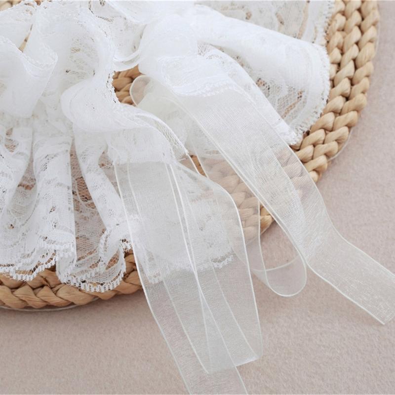 Lace Trim Manicure Sleeve Nails Art Decoration Meshes Cuffs Romantics Arm Cuffs for Special Occasion and Fancy Dress