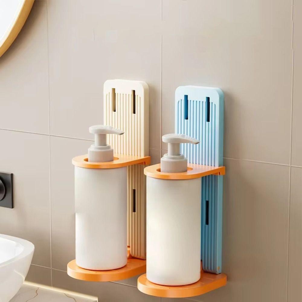 Foldable Shower Rack Adjustable Shampoo Bottle Holder Multi-Purpose Body Wash Storage Rack
