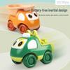 Ai Chi Yu 4-Pack Push-and-Go Engineering Vehicle Toy Cars