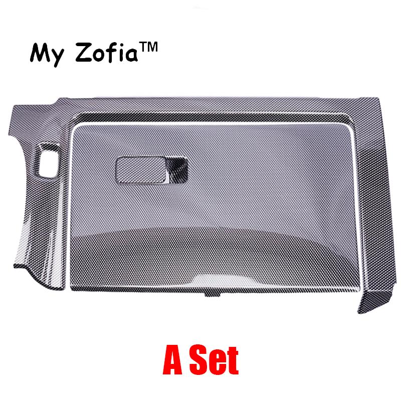For HAVAL H9 MKII 2024 2025 2026 Car Console Co-Pilot Glove Box Panel Carbon fiber ABS Cover Trim Stickers Interior Accessories