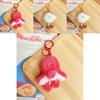 Octopus Hand Grabbed Pancake Plush Keychain With Pull Out Mini And Novelty Style For Bag And Key Accessory