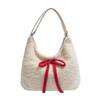 Large Capacity Shoulder Bag Women's Bow Tote Bag Crossbody Bag