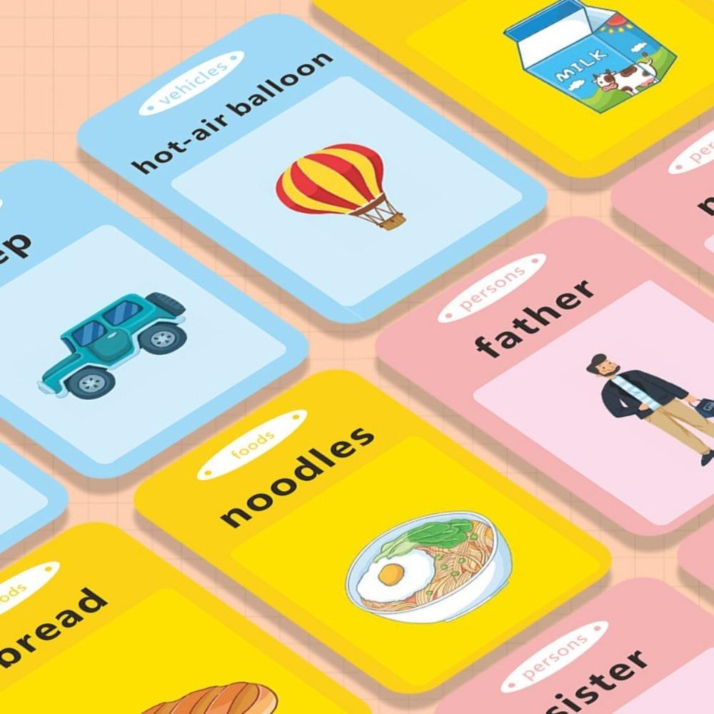 Jazykové učení angličtiny Flashcards Interaktivní dětské audio elektronické karty Kniha Dětský dárek