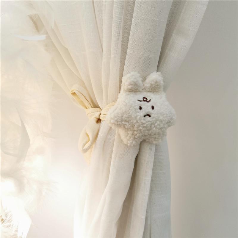Cute Little Doll Curtain Tieback Window Buckle Clip Kids Room Hanging Holders Curtain Accessories Decor