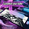 Custom Name Personalized Final Fantasy Pattern Mousepad, Laptop PC Desk Mat, Decorative Desk Mat for Home Keyboard Pad Gift