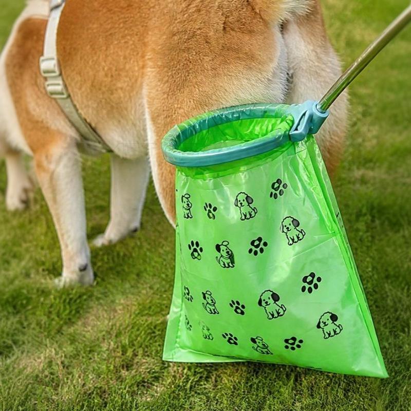Portable Pet Poop Picker Dog Pooper Scooper Outdoor Walking Poop Shovel Waste Pick Picker Scoop Collect Puppy Cleaning Supplies