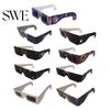 Filtre UV Lunettes d'Éclipse Solaire Professionnelles Lunettes Solaires IR Sécurité Adultes pour Observation Directe Protection des Yeux