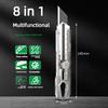Knife 8 in 1 Design with Sharp Blade Stable Grip and Ruler for Cutting and Measuring Ideal for DIY and Construction Tasks