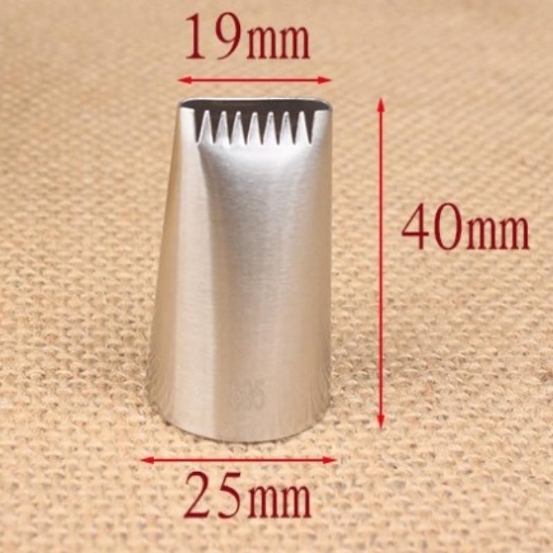 Stainless Steel Cake Nozzle Tube Head Diy Pastry Puff Skirt Icing Piping Nozzles Cake Decorating Supplies Baking Tools