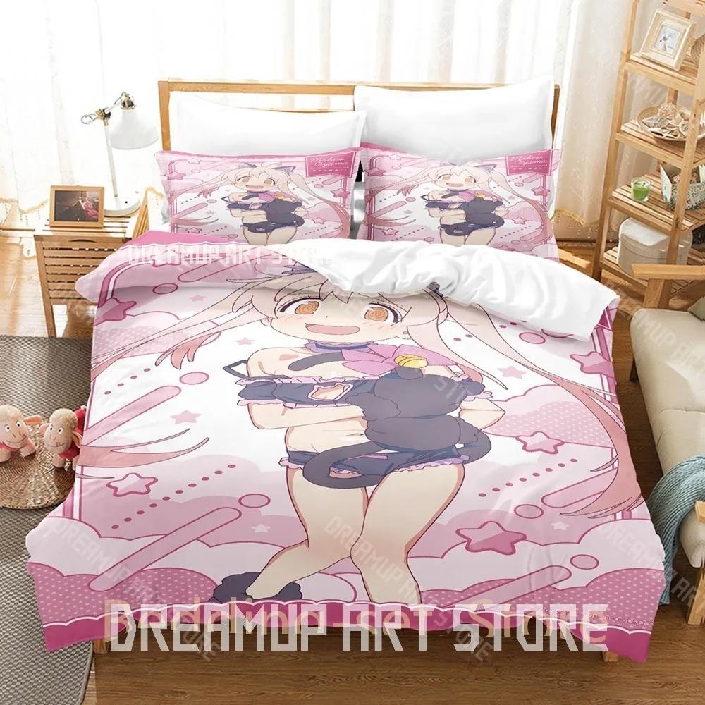 3D Print Onimai I'm Now Your Sister! Bedding Set Single Twin Full Queen King Size Bed Set Adult Kid Bedroom Duvetcover Anime