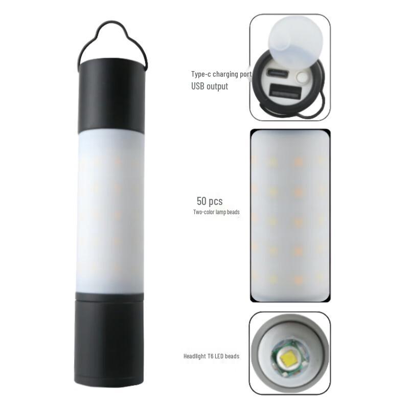Heixie Multifunctional Camping Lantern & Zoom Flashlight