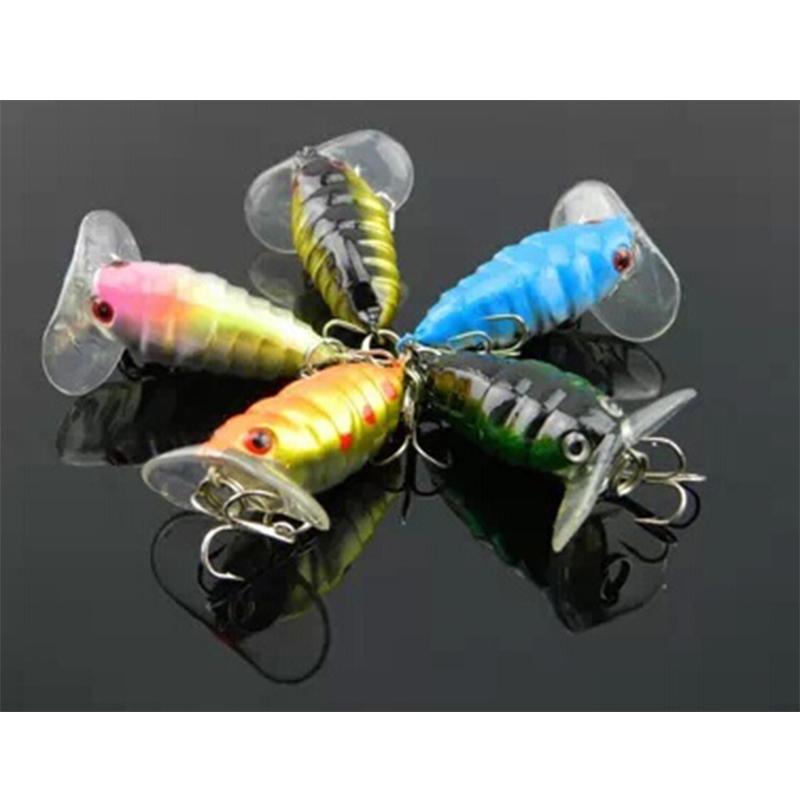 

Рыболовная приманка Hengjia 4,4 г/4 см, приманка для цикад, пластиковая приманка для насекомых, 5 шт./лот, приманка для воблера Topwater