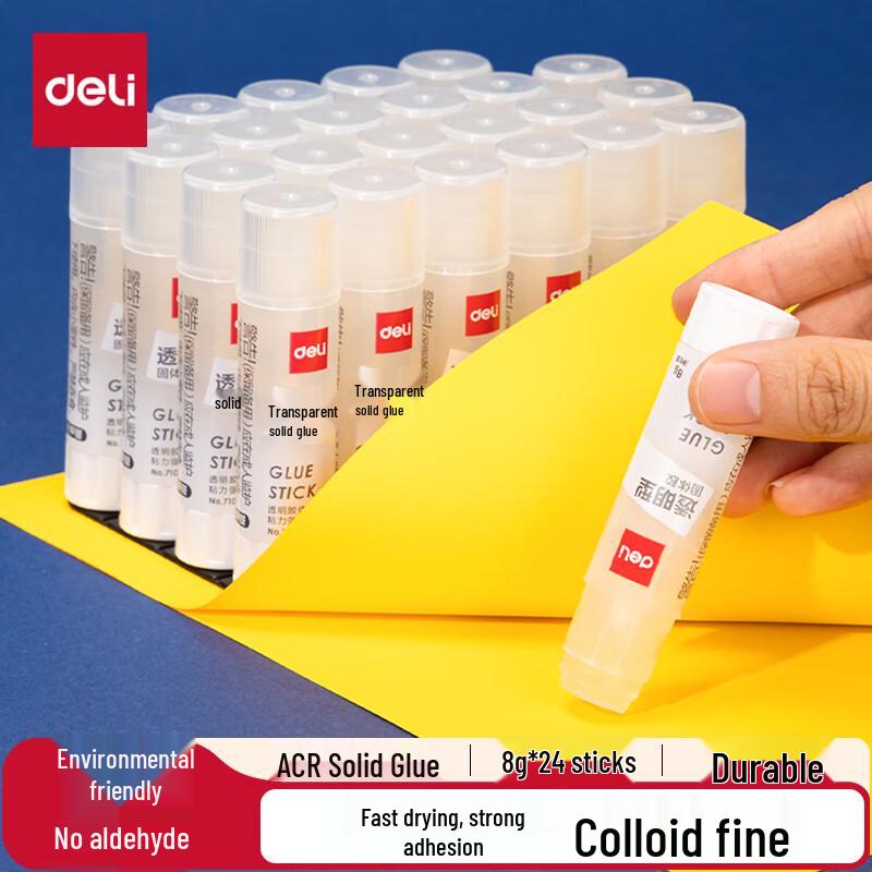 Deli 8g ACR Solid Glue Sticks (24-pack)