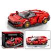 Non-Toxic Super Sport Car Building Blocks City Speed Vehicle Car Model Desktop Ornaments Diy Assembly Brick Toys Holiday Gift For Children