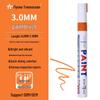 Low Odor White Oil-Based Paint Marker for Tires, Furniture, and Tiles