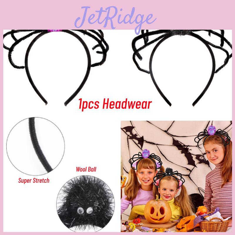 Bandeau Araignée d'Halloween Élégant Accessoire de Costume Parfait Pour un Look Festif