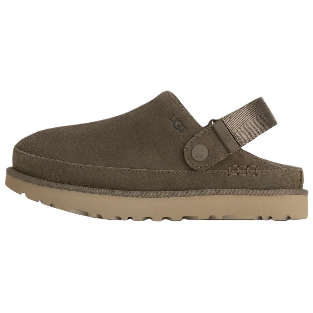UGG Goldenstar Clog Suede Simple Comfortable Casual Shoes Women clogs Dark-Smoke-Green 1138252-DNSS 37