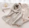 Diandian yarn contains knitted scarf medium and long shawl scarf versatile warm and cold-proof autumn and winter women's new models