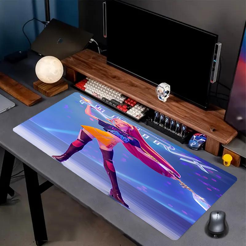 Tappetino per Mouse con Stampa KPop Demon Hunters, Tappetino Antiscivolo per Tastiera da Desktop, per PC Laptop Gaming Lavoro Uso Quotidiano, Fantastico Regalo Sorpresa per Festival